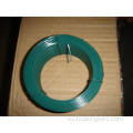 Alambre de metal de color verde recubierto de PVC